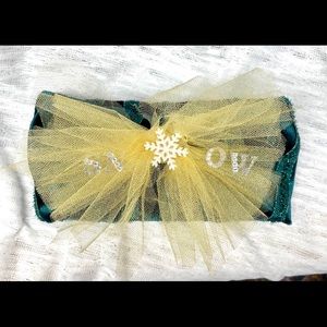 Christmas Snow Stretch Head Band